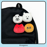 Nagano | Plush Head Doll Badge