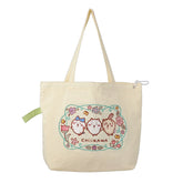 Chiikawa | Summer Floral Wreath Embroidered Canvas Tote Bag