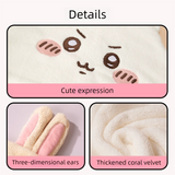 Chiikawa x Miniso | 3D Cartoon Antibacterial Hair Turban