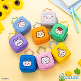 Chiikawa | Embroidered Square Mini Pouch with Carabiner