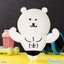 Nagano | Nagano Bear Proud Muscle BIG Plush Toy L (30cm)