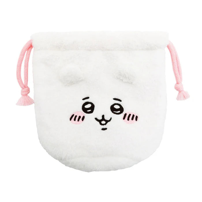 Chiikawa | Face Drawstring Plush Bag