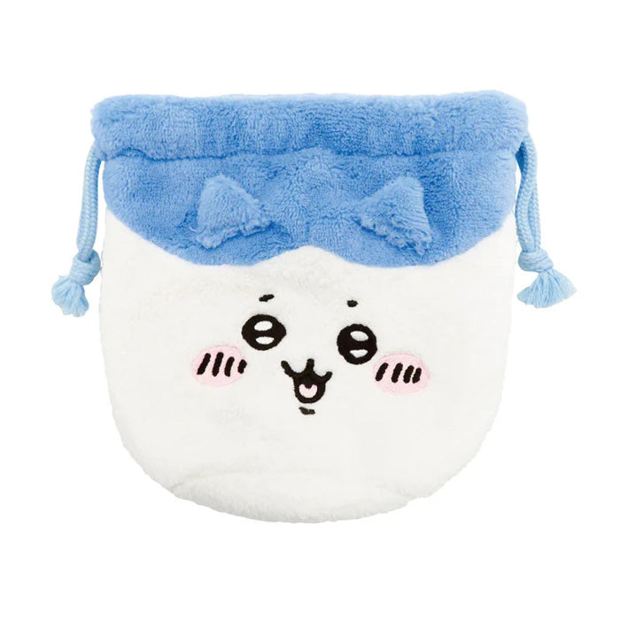 Chiikawa | Face Drawstring Plush Bag