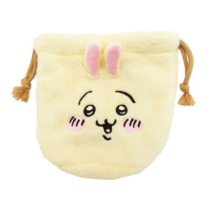 Chiikawa | Face Drawstring Plush Bag