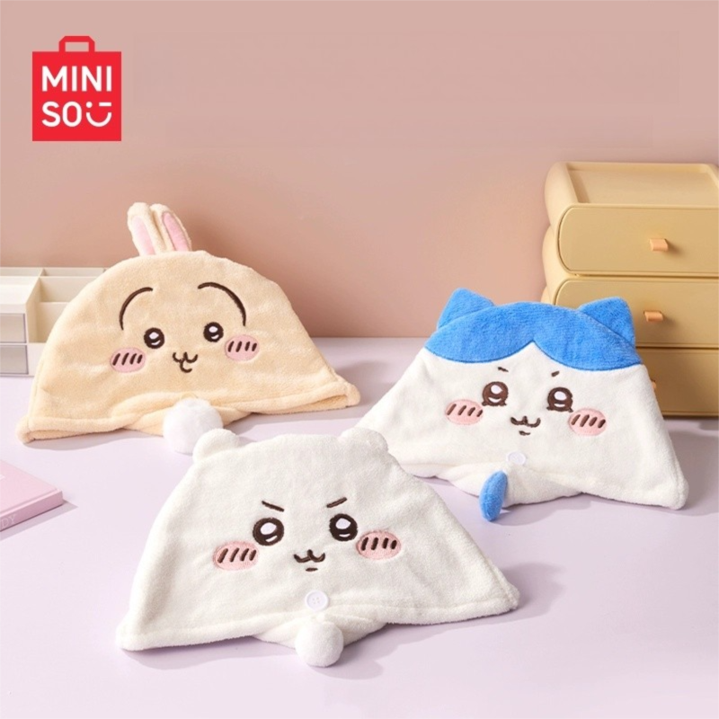 Chiikawa x Miniso | 3D Cartoon Antibacterial Hair Turban メイン画像