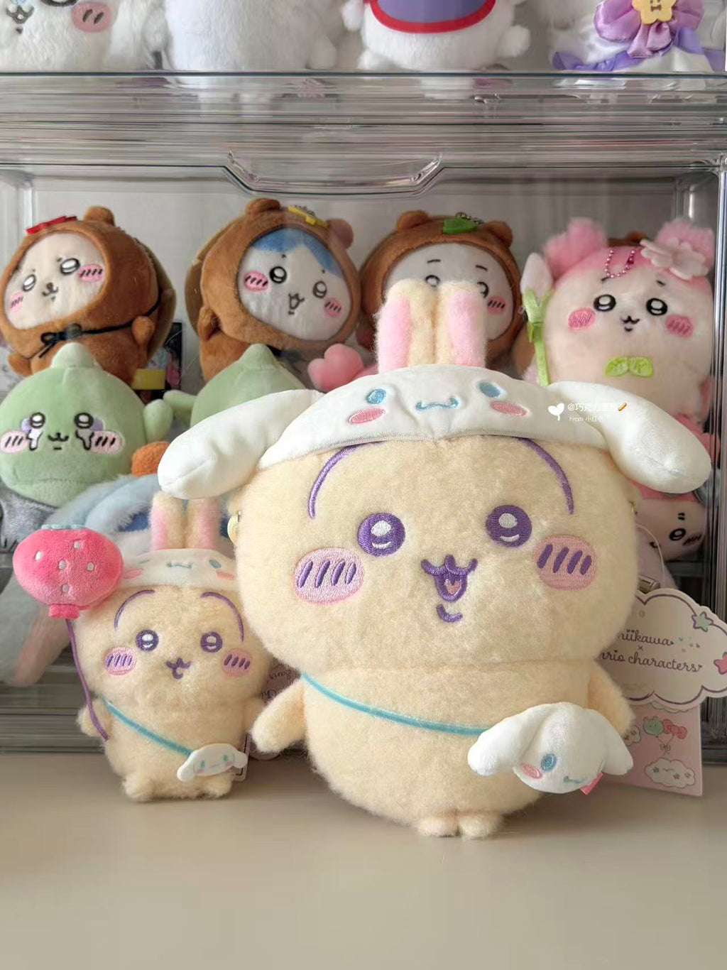 Chiikawa × Sanrio Characters | Plush Crossbody Bag