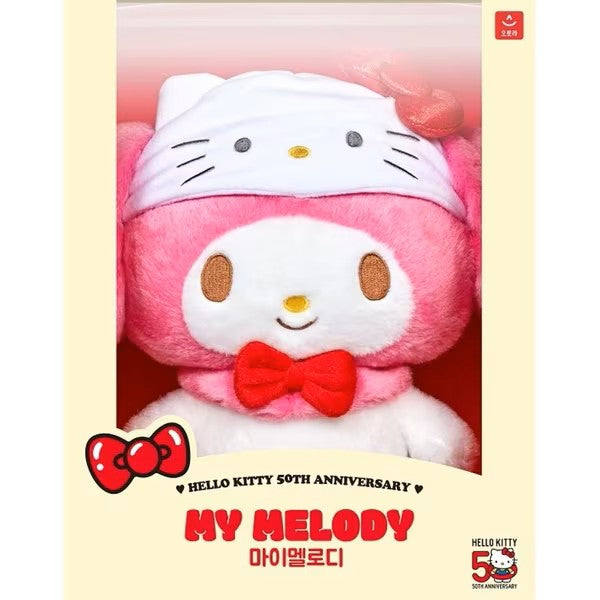 Sanrio| Hello Kitty 50th Anniversary | Sanrio Plush Toy M (23.5cm)