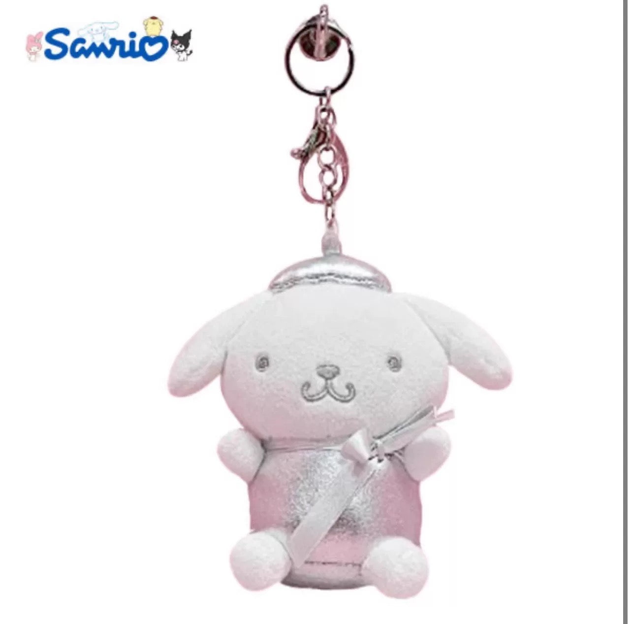 Sanrio| Hello Kitty 50th Anniversary: Korean Limited | Sanrio Silver Mascot Holder / Keychain