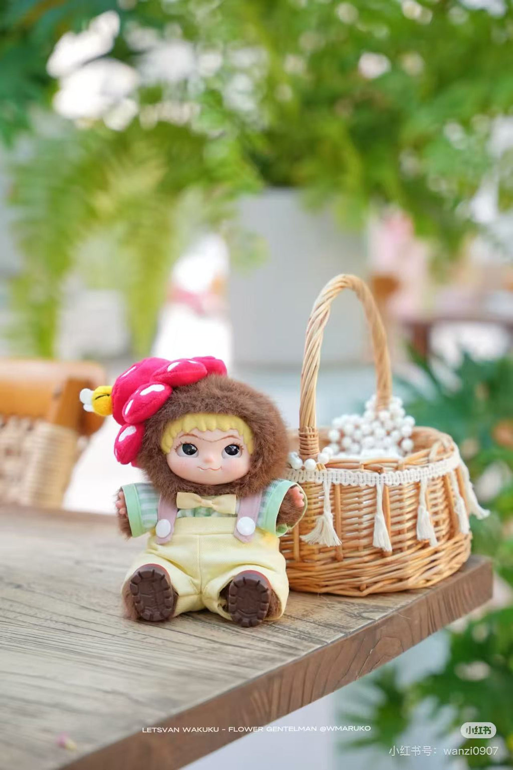 WAKUKU | Mr. Flower | Limited Hangtag Mascot