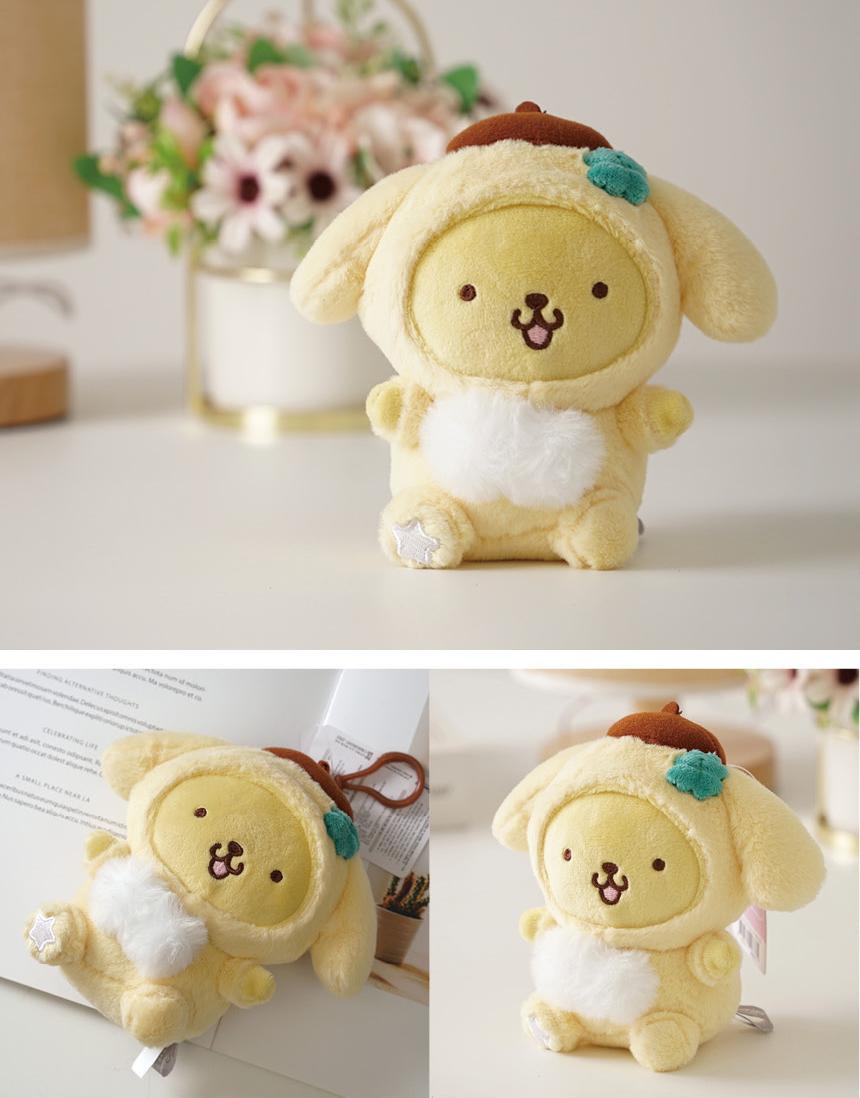 Sanrio | Korean Limited | Sanrio Bag Hook Costume Plush Mascot Holder