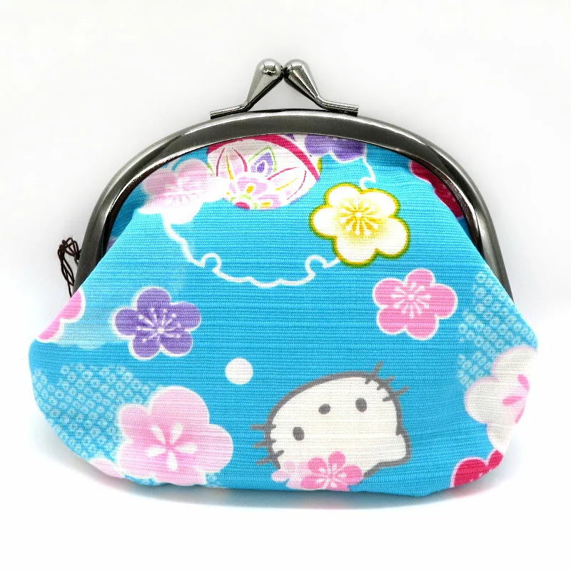 Sanrio | Hello Kitty ’Plum Blossom and Wind Double Pearl Button Coin' Purse