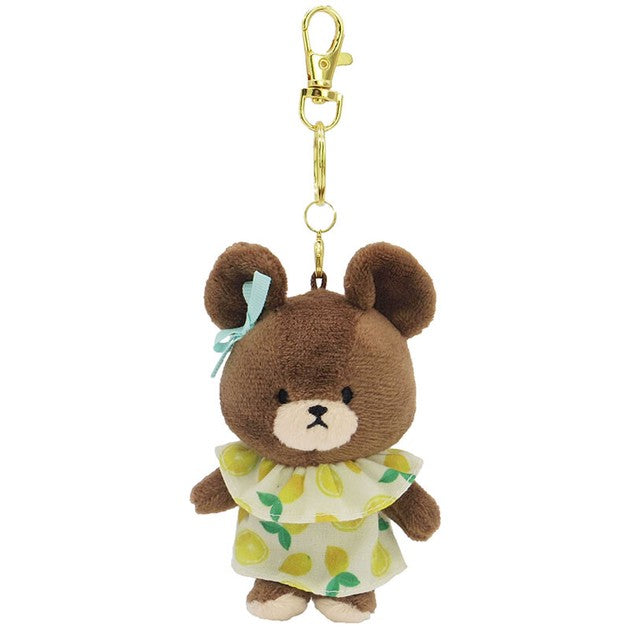 The Bear's School | Lemon & Strawberry Keychain Mascot Holder