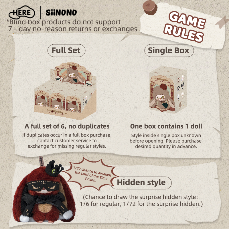 Siinono | 1.0 Want To Tell You A Secret Series | Mascot Blind Box
