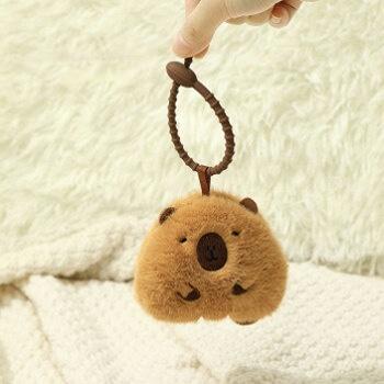 Capybara | Sound Flat Plush Mascot holder / Keychain