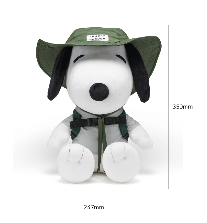 Snoopy | Snoopy Garden | Snoopy Plush Toy L (35cm): Camper