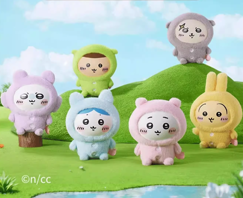 Chiikawa x Miniso | Pajamas Party Soft Vinyl LIMITED EDITION | Plush Toy M (18cm)