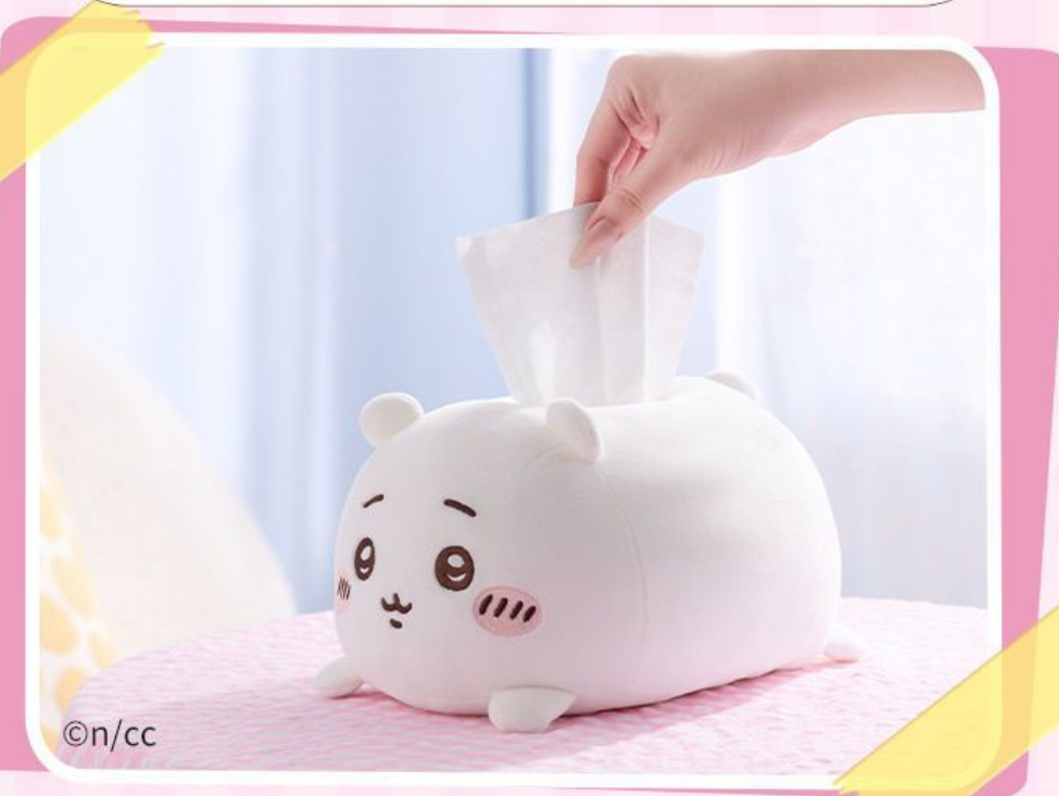 Chiikawa x Miniso | Plush Tissue Box Secondary image