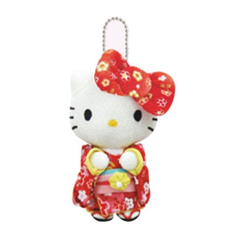 Sanrio | Japanese Kimono | Hello Kitty Plush Mascot Holder: Ribbon Crepe