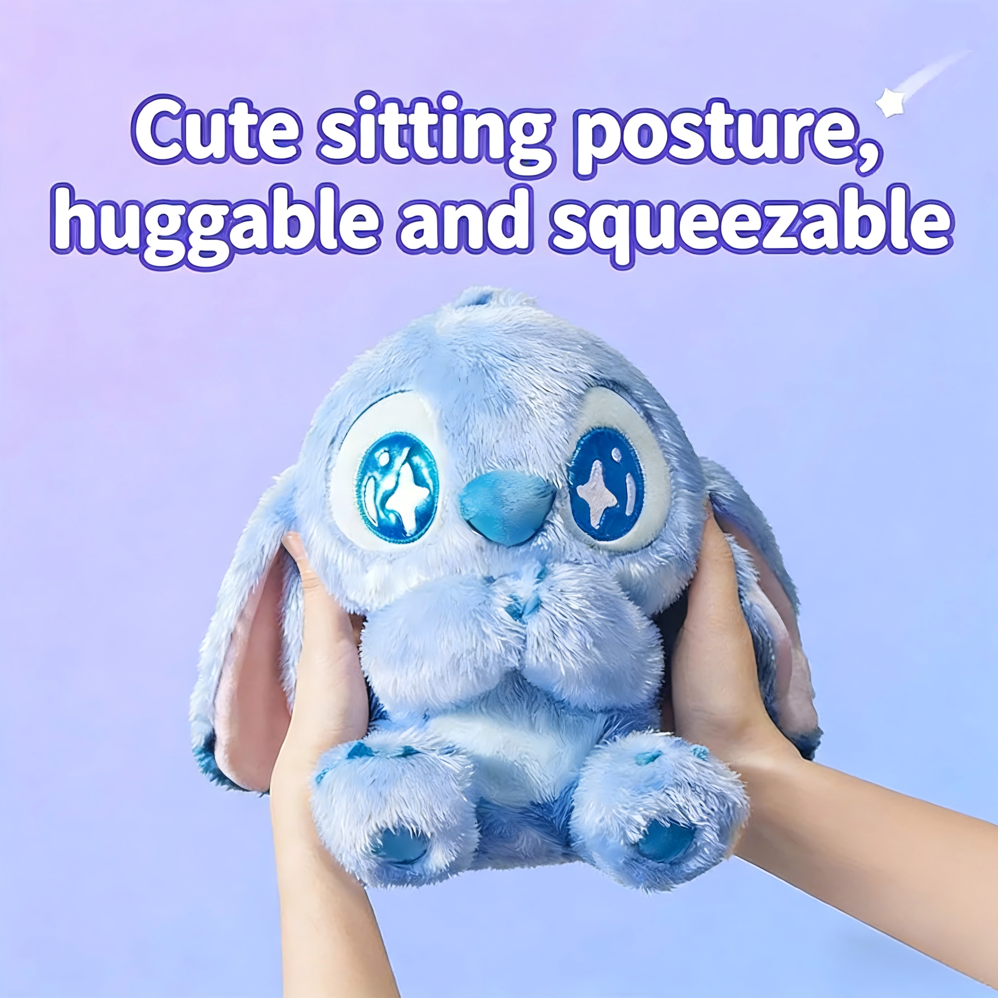 Stitch | Size 10 Scented Sitting Plush Toy M (25cm) Secondary image