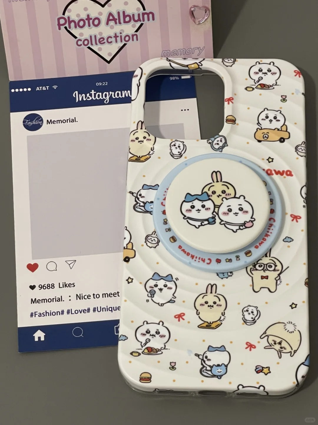 Let's Go Out, Chiikawa! – Wave Motif Phone Case 主圖