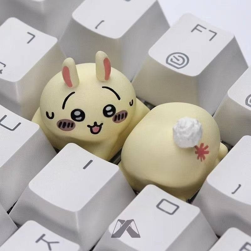 Chiikawa Resin-dipped Keycap | Look at my back Please