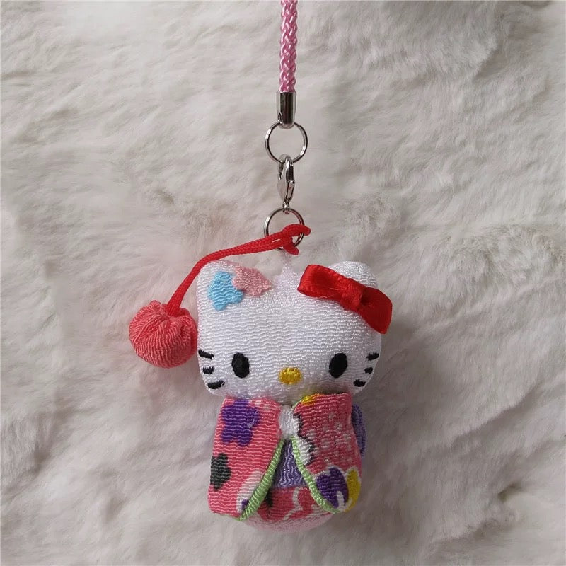 Sanrio | Hello Kitty Crepe Plush Mascot Holder: With Netsuke Ball