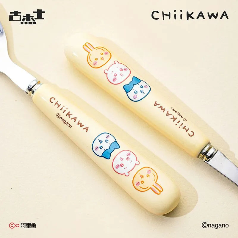 Chiikawa | Stainless Steel Spoon & Fork Set