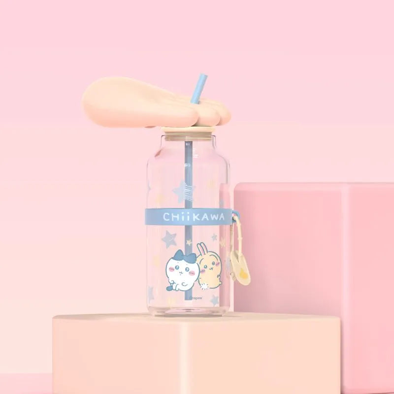 Chiikawa | Glass Bottle With Straw