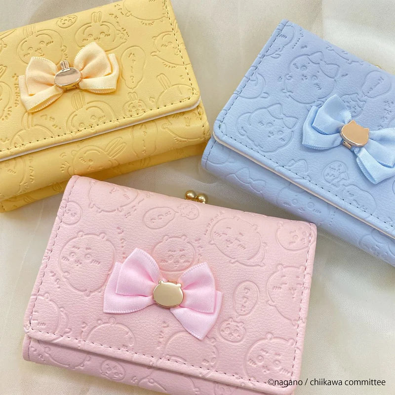 Chiikawa | Wallet with snap closure and satin ribbon