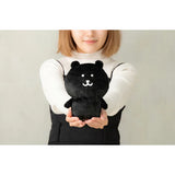 Nagano | Nagano Bear Plush Toy M (21 cm): The Black