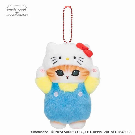 Mofusand x Sanrio | Mini Mascot Holder (Hello Kitty)