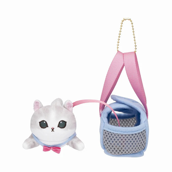 Mofusand | Nyanko with outing bag | Mascot Holder