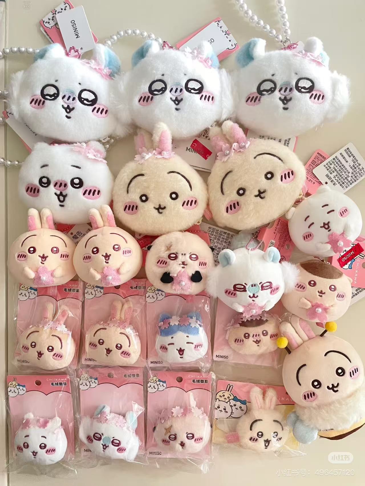 Chiikawa x Miniso | Sakura Season | Mascot / Badge Secondary image