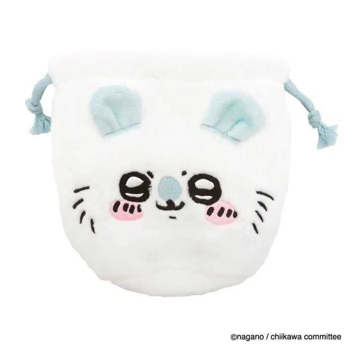 Chiikawa | Face Drawstring Plush Bag