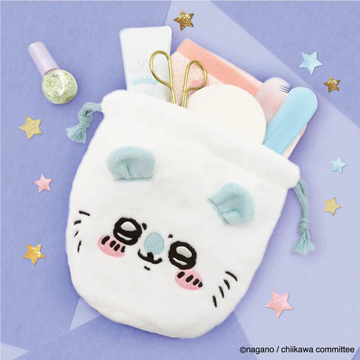 Chiikawa | Face Drawstring Plush Bag