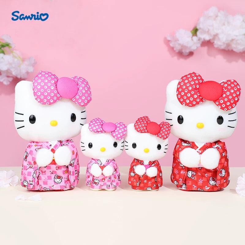 Sanrio | Hello Kitty Kimono Crepe | Hello Kitty Plush Toy M (20cm)