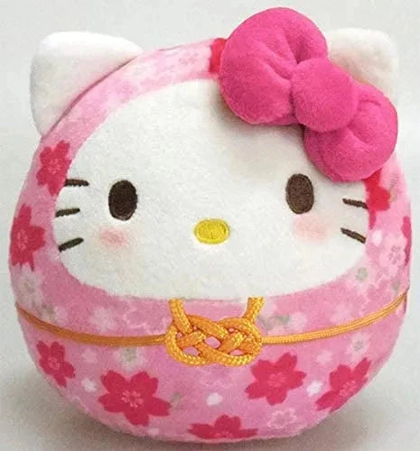 Sanrio | Sakura Daruma | Hello Kitty Plush Toy S (14.5cm)