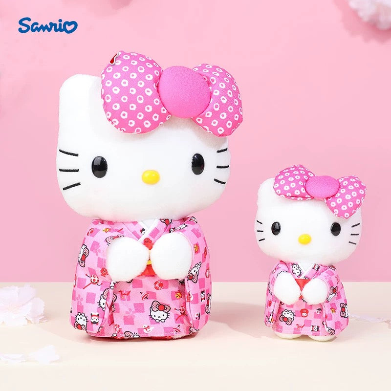 Sanrio | Hello Kitty Kimono Crepe | Hello Kitty Plush Toy M (20cm)