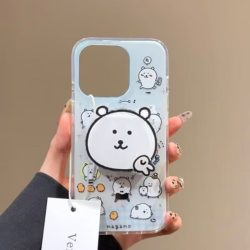 Nagaon Bear Spinning Hands Phone Case 主圖