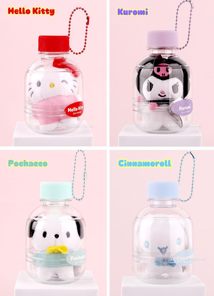 Sanrio | Korean Limited | Sanrio Bottle Bag Hook Plush Mascot Holder