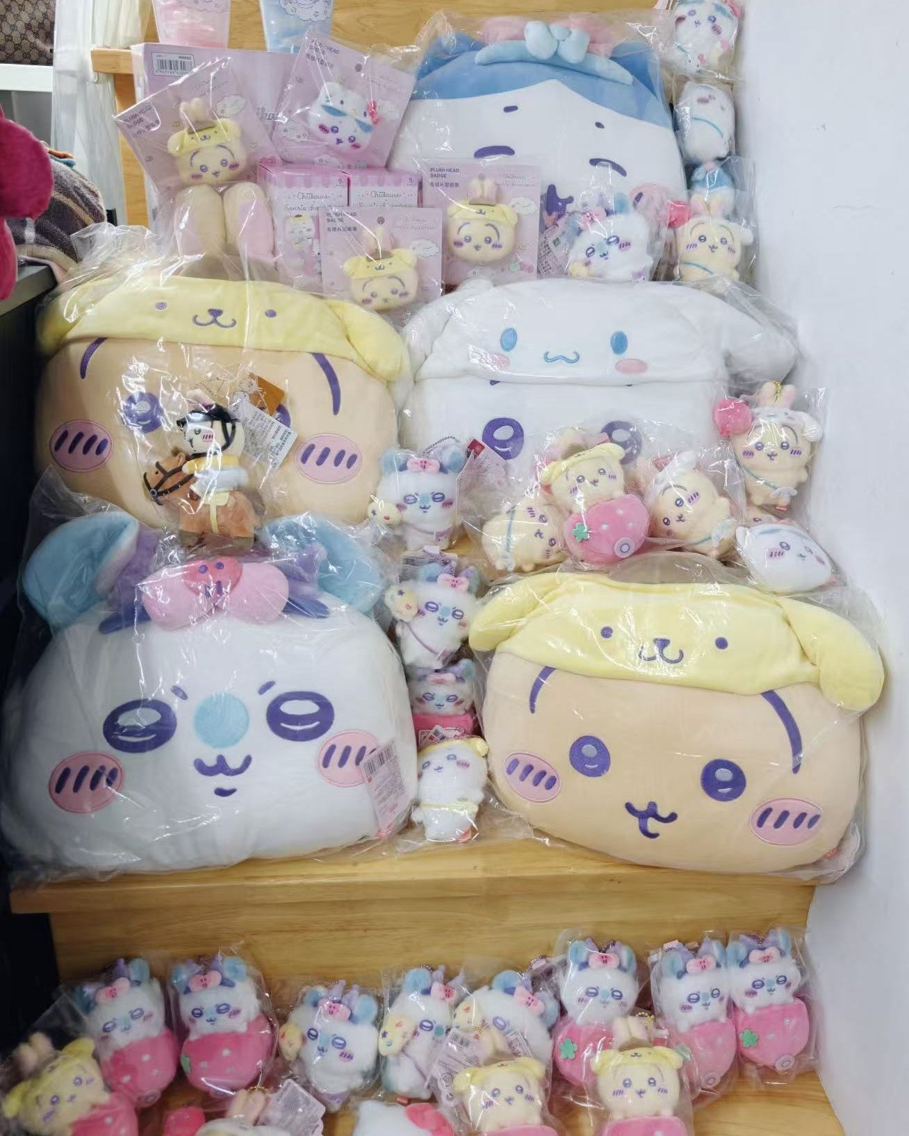 Chiikawa × Sanrio Characters | Head Shaped Cushion