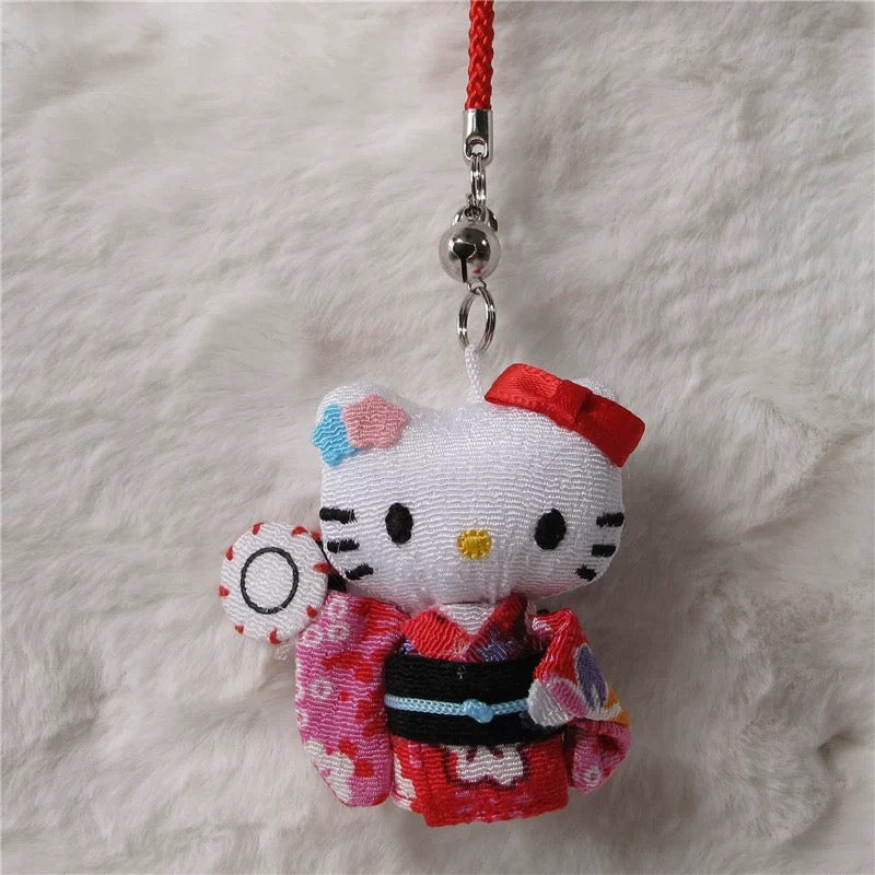 Sanrio | Hello Kitty Crepe Plush Mascot Holder: With Netsuke Ball