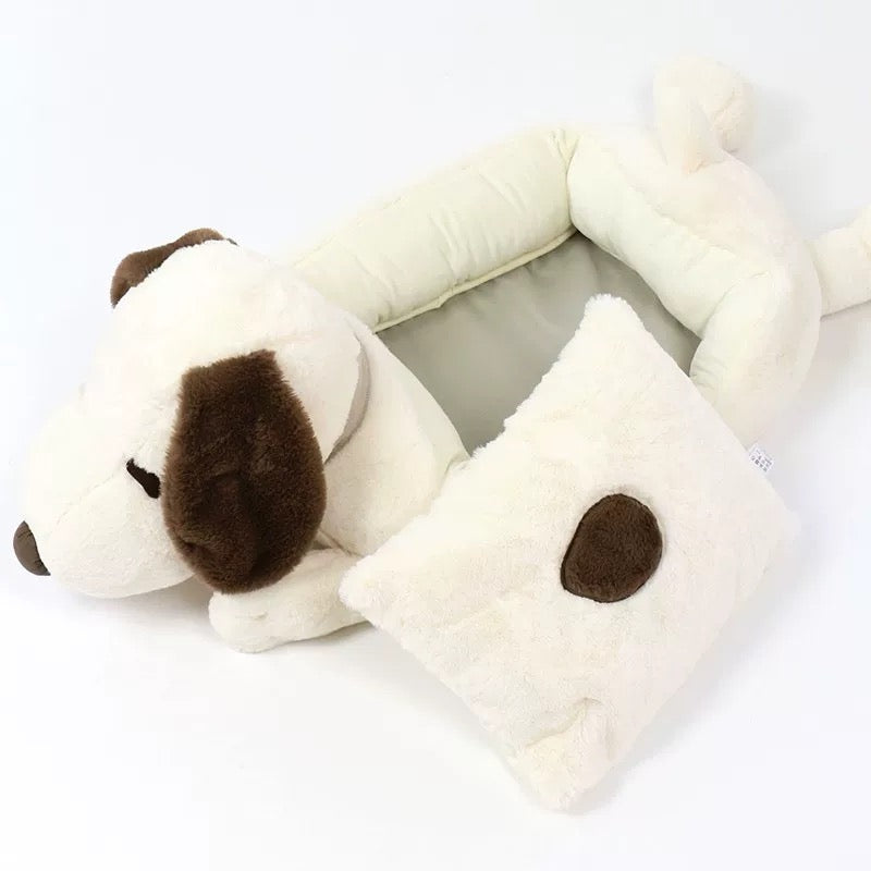 Pet Collection | Snoopy Pattern Cuddler Dog Bed