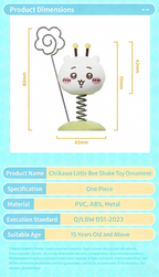 Chiikawa | Bee Wobbler Car Ornament Figurine