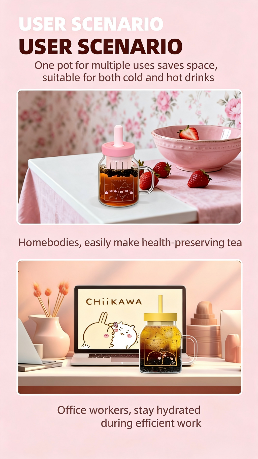 Chiikawa | Glass Tea Cup