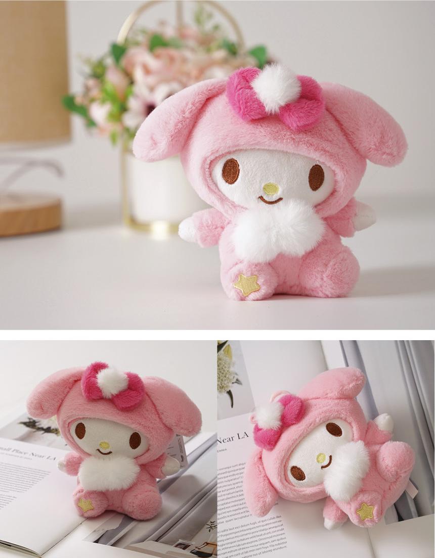 Sanrio | Korean Limited | Sanrio Bag Hook Costume Plush Mascot Holder