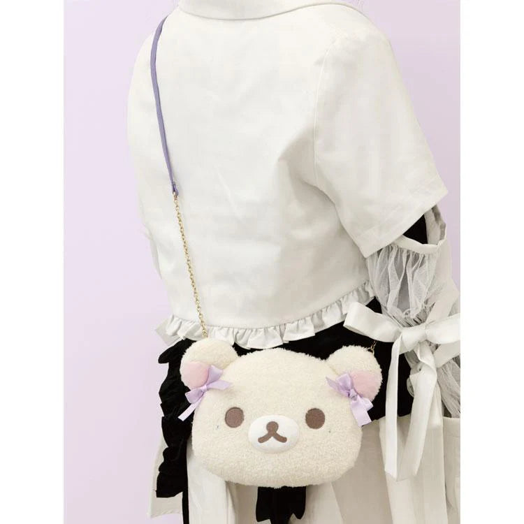 Rilakkuma | Sky Cotton Candy | Korilakkuma Plush Pouch / Pochette Bag