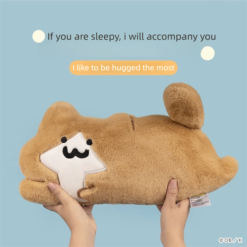 Mr.Obungu | Lying Hug Pillow Plush Toy XL(45cm)
