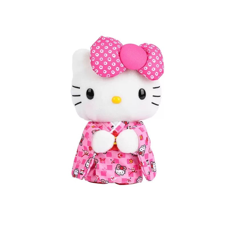 Sanrio | Hello Kitty Kimono Crepe | Hello Kitty Plush Toy M (20cm)