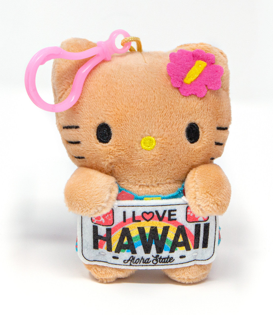 Sanrio | Hello Kitty 50th Anniversary: Hawaii Limited | Hello Kitty Plush Mascot Holder / Keychain